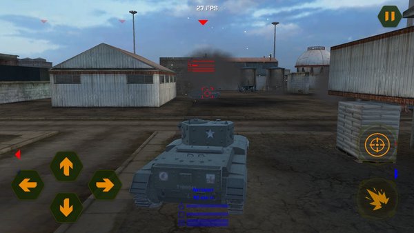 World of WarTanks — Военные, скриншот интерфейса 2