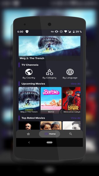 Смотреть Smart TV - Прямой эфир онлайн — Развлечения, скриншот интерфейса 1
