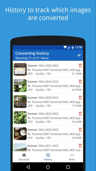 HEIC/HEIF/AVIF - JPG Converter — Фотография, скриншот интерфейса 5