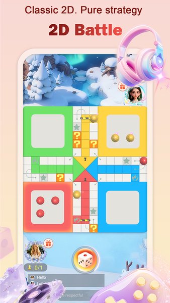 Ludo Oasis：Ludo&Fun Voice Chat — Настольные игры, скриншот интерфейса 3