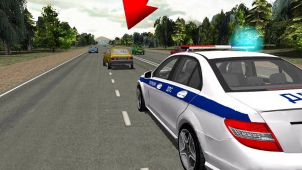 Симулятор русского гаишника 3D — Симуляторы, скриншот интерфейса 3