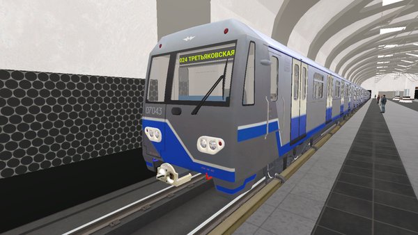 Машинист Московского Метро 3Д — Симуляторы, скриншот интерфейса 1