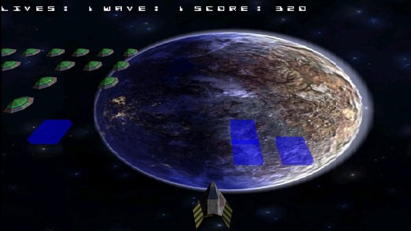 InspireInvaders — Аркады, скриншот интерфейса 2