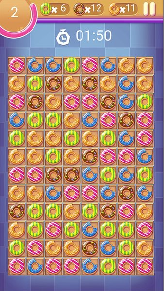 Donuts Crush Bejeweled — Пазлы, скриншот интерфейса 5