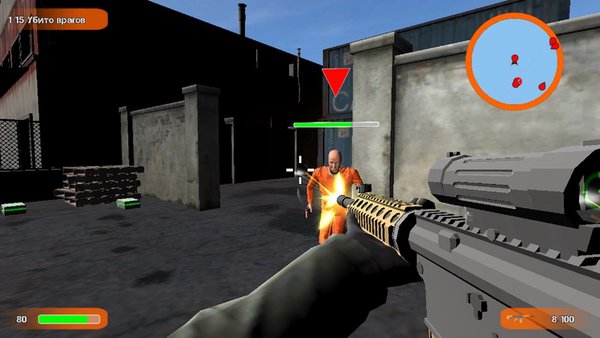 Strike Force 3D Shooter — Шутеры, скриншот интерфейса 2