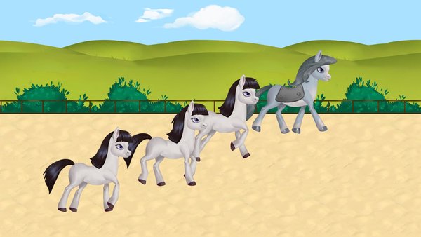 Cute pony farm — Детские, скриншот интерфейса 3