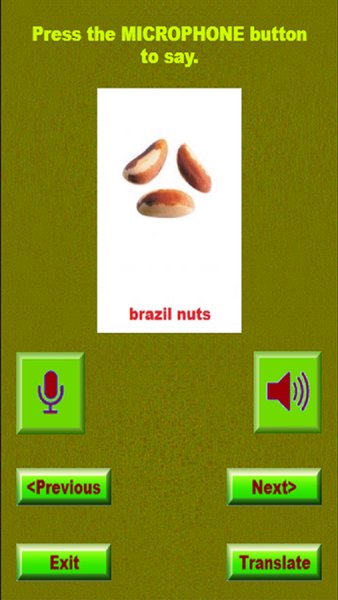 WordLearner Nuts — Образование, скриншот интерфейса 2