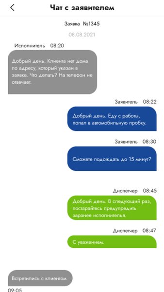 ЕРКЦ. Заявки — Инструменты, скриншот интерфейса 4