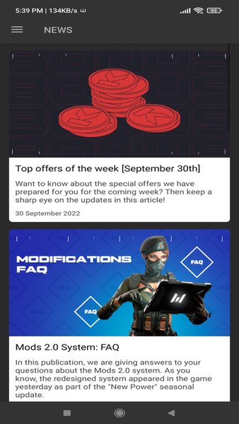 Assistant Warface — Инструменты, скриншот интерфейса 1