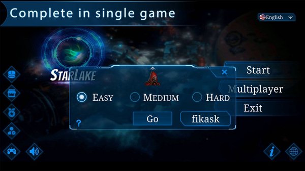 StarLake - Space Wars — Аркады, скриншот интерфейса 8