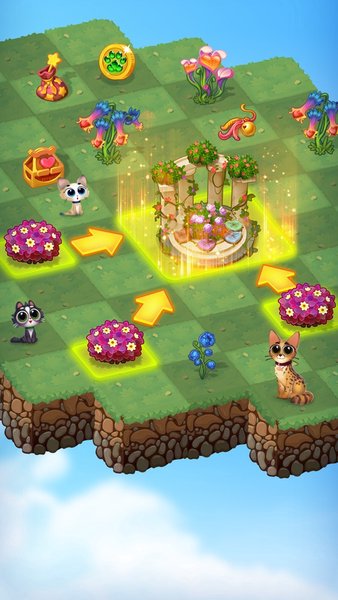 Merge Cats: Игры про котиков! — Казуальные, скриншот интерфейса 7