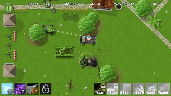 Limit Of Defense — Стратегии, скриншот интерфейса 2