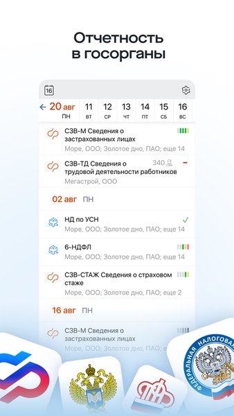 Saby Business — Бизнес, скриншот интерфейса 5