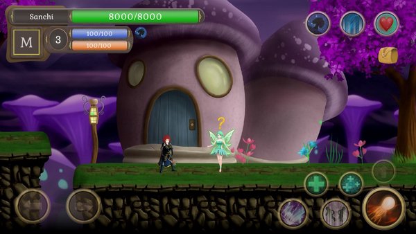 Stonelied: Action Rush Rampage — Приключения, скриншот интерфейса 2