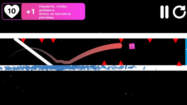 Герой «Космос» Платформер — Аркады, скриншот интерфейса 1