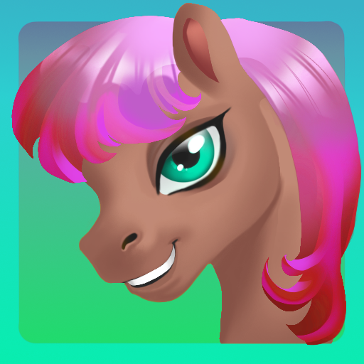 Cute pony farm