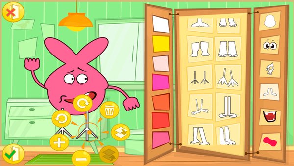Funny Monsters Maker — Детские, скриншот интерфейса 6