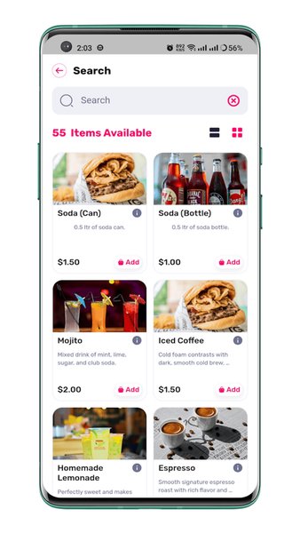 Nastasia FoodDeli — Еда и напитки, скриншот интерфейса 6