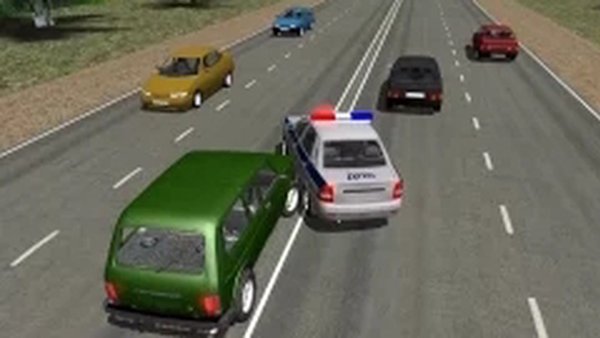 Симулятор русского гаишника 3D — Симуляторы, скриншот интерфейса 1
