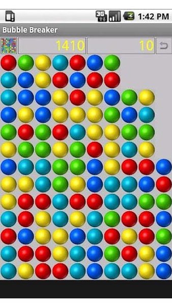 Bubble Breaker — Головоломки, скриншот интерфейса 2
