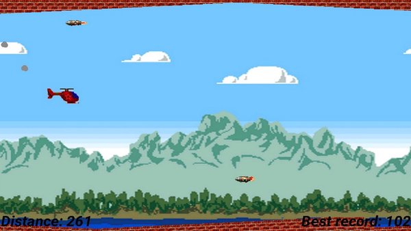 Inspire Helicopter — Аркады, скриншот интерфейса 3