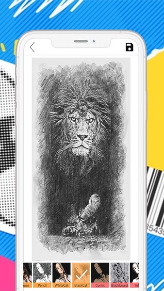 Карандашный набросок  ✏️ Pencil Sketch — Искусство и дизайн, скриншот интерфейса 2