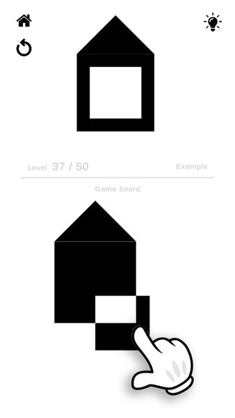 Color Cross: Shapes puzzle — Головоломки, скриншот интерфейса 3