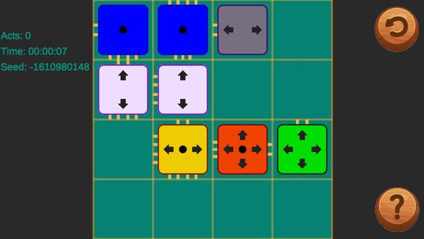 Collection of Games — Головоломки, скриншот интерфейса 4