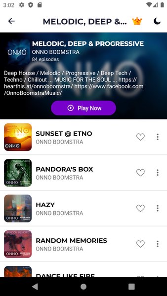 Deep House Радио - EDM Музыка Онлайн — Музыка и аудио, скриншот интерфейса 7