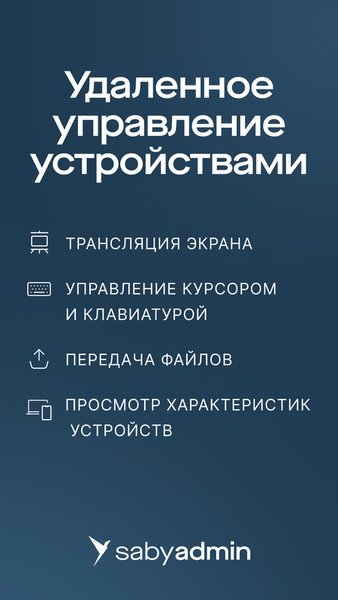 Saby Admin — Бизнес, скриншот интерфейса 1