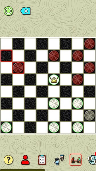 Русские шашки, дуэль — Настольные игры, скриншот интерфейса 4