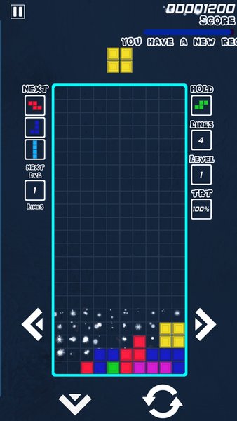Tetris Classic — Головоломки, скриншот интерфейса 4