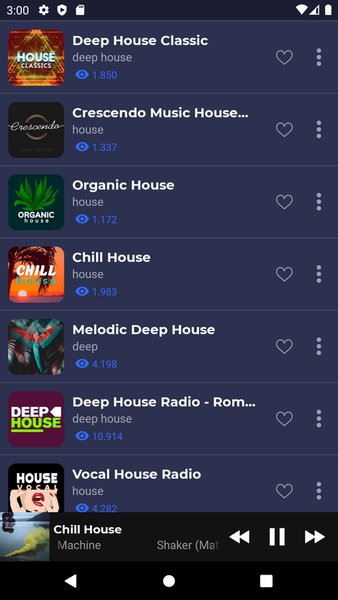 Deep House Радио - EDM Музыка Онлайн — Музыка и аудио, скриншот интерфейса 5