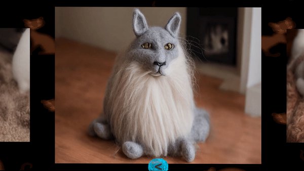 Пазл: Шерстяные коты игрушки — Головоломки, скриншот интерфейса 4
