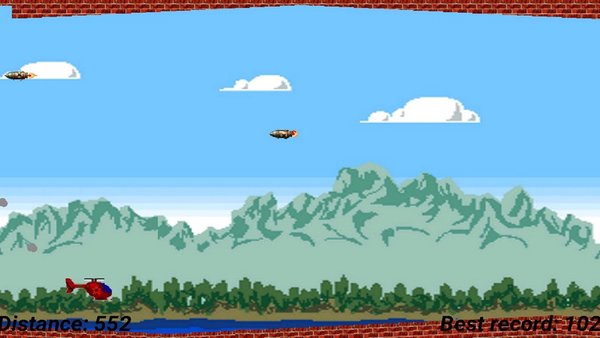 Inspire Helicopter — Аркады, скриншот интерфейса 2