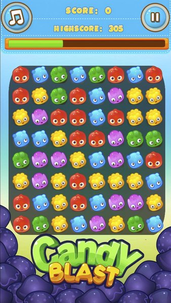  Candy Blast — Головоломки, скриншот интерфейса 1