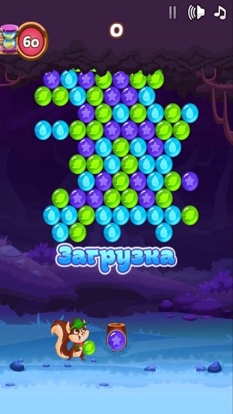Bubble Woods — Аркады, скриншот интерфейса 2
