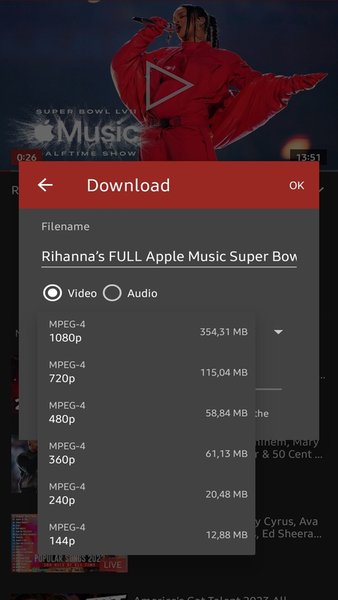 You T Downloader — Социальные, скриншот интерфейса 2