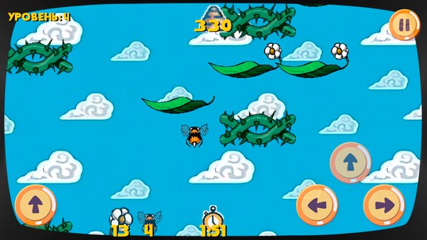  Bee bee gone - пчелка из gta sa — Аркады, скриншот интерфейса 1