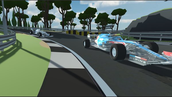 Formula 1 Racing — Гонки, скриншот интерфейса 1