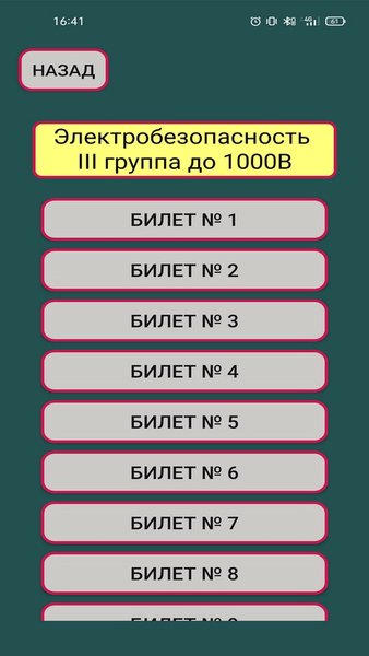 Электробезопасность III шруппа — Казуальные, скриншот интерфейса 2
