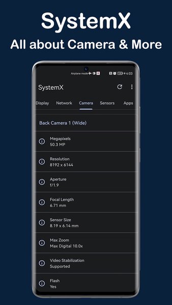 SystemX: Системный проводник — Инструменты, скриншот интерфейса 5