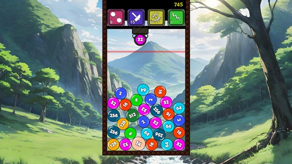 Черный Шар 2048 — Казуальные, скриншот интерфейса 3
