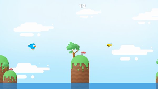 Bird's sky — Аркады, скриншот интерфейса 4
