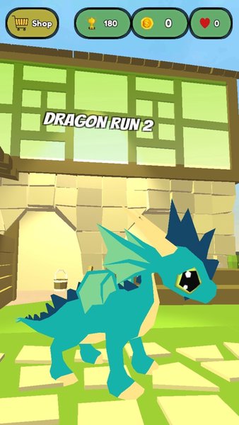 Dragon Run 2 — Аркады, скриншот интерфейса 1
