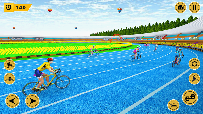 Bicycle Stunt Racing Game: City Bicycle Ride — Гонки, скриншот интерфейса 5