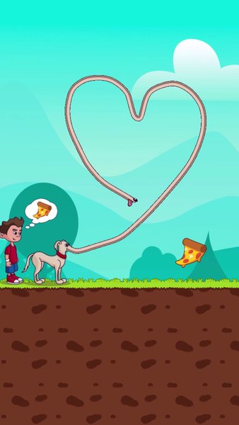 Long Dog: Длинный Нос и Длинная Собака! Игра! — Головоломки, скриншот интерфейса 2