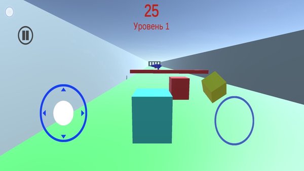 Безумная кубическая гонка - Mad cube Race Гонки — Гонки, скриншот интерфейса 4