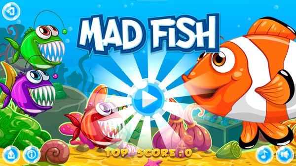 Mad Fish — Детские, скриншот интерфейса 1