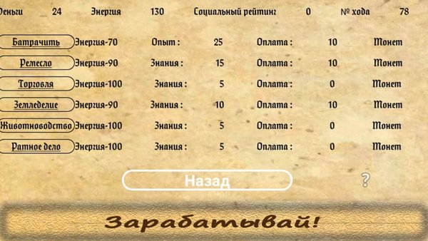 Развитие Средневековье  — Симуляторы, скриншот интерфейса 3